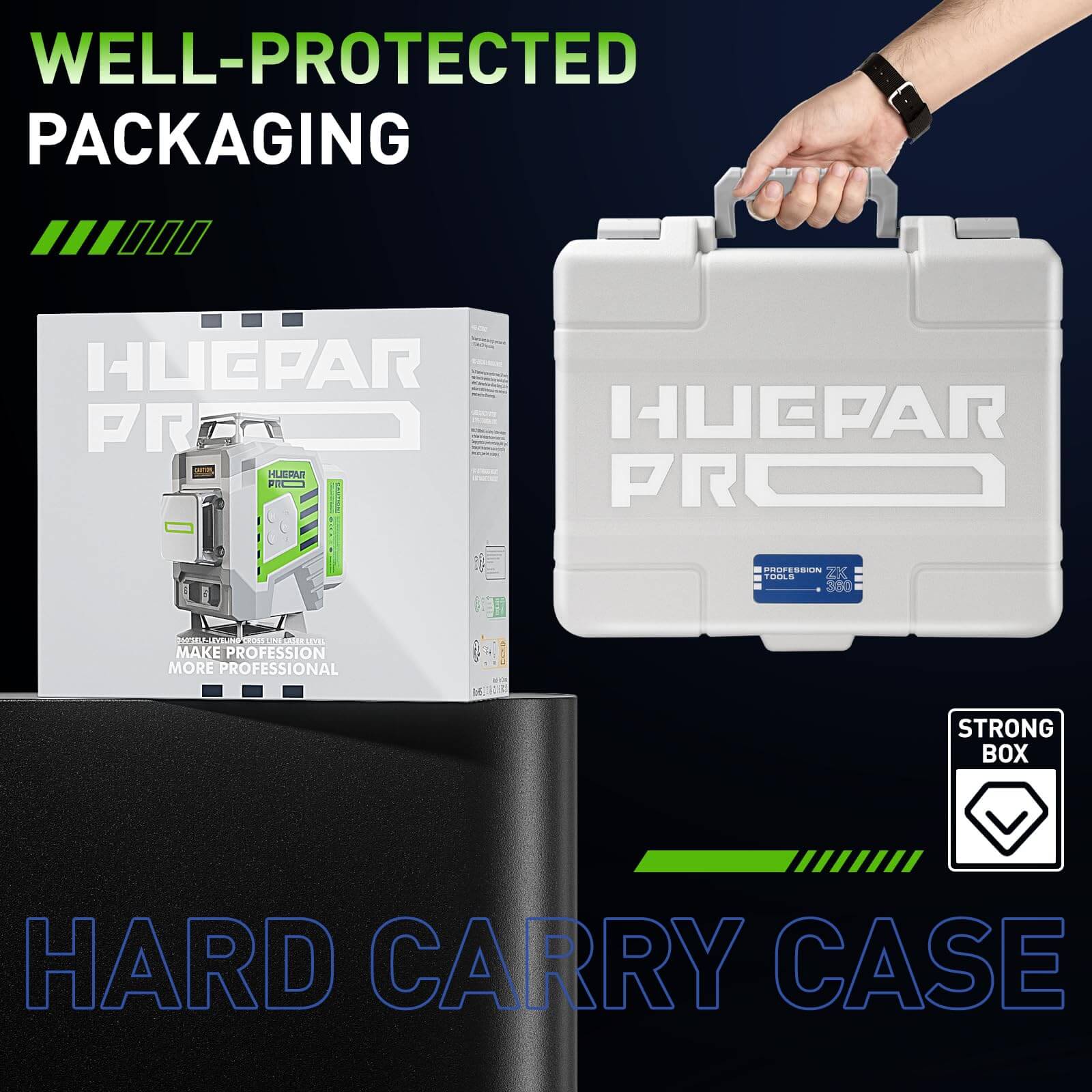 Huepar Pro ZK03CG Laser Level - Image 10