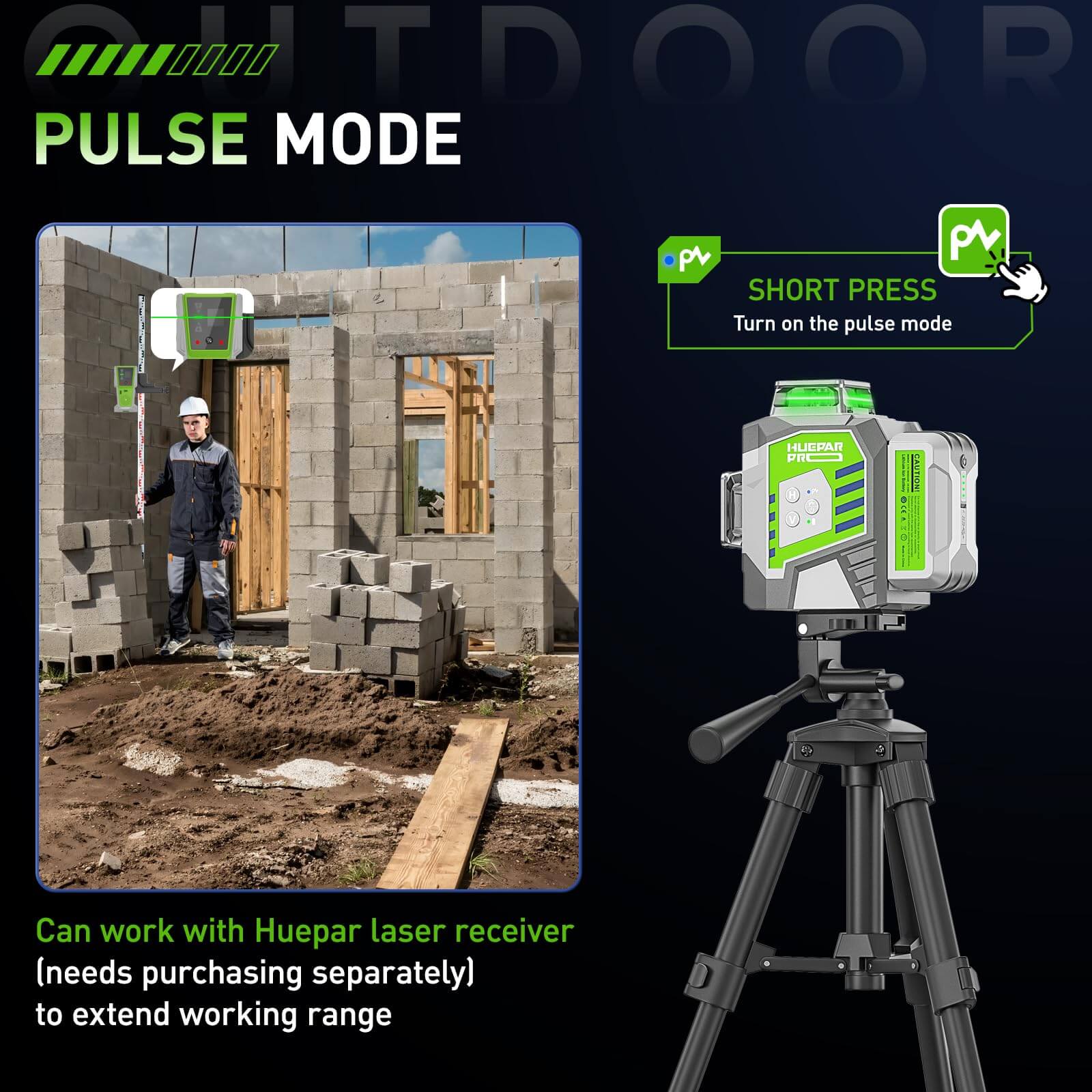 Huepar Pro ZK03CG Laser Level - Image 7