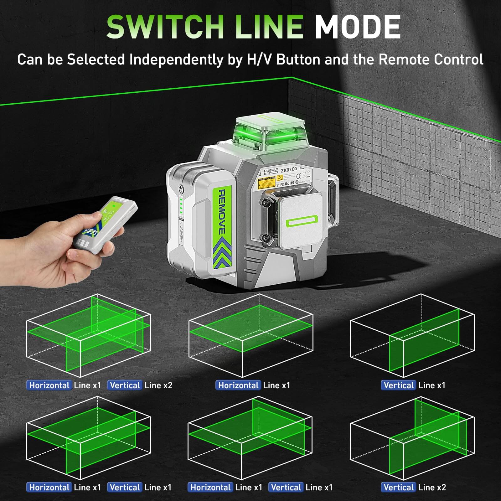 Huepar Pro ZK03CG Laser Level - Image 8