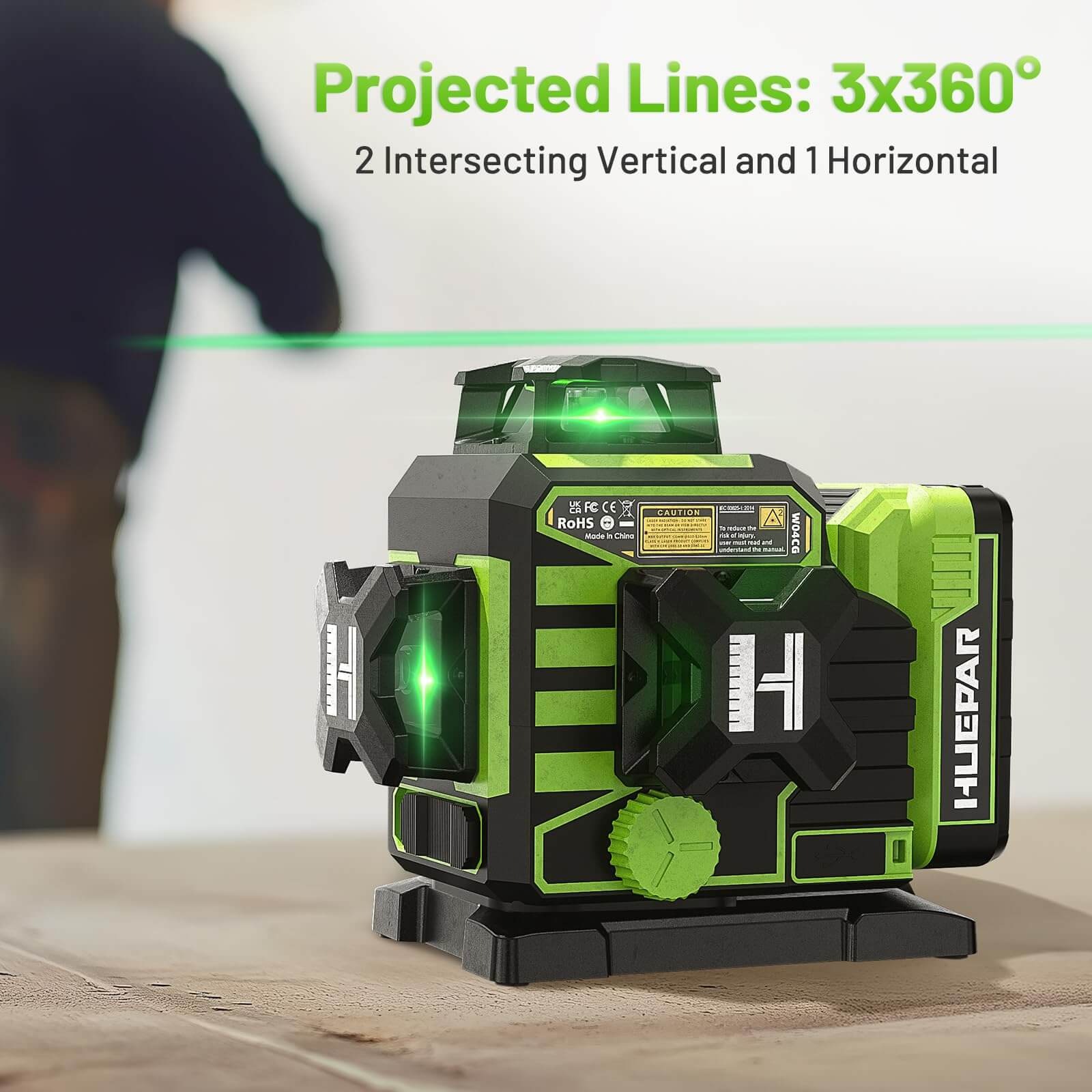 Huepar W03CG Laser Level - Image 11